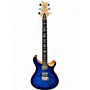 Used PRS SE Custom 24 Trans Blue Solid Body Electric Guitar Trans Blue