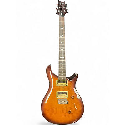 Used PRS SE Custom 24 Trans Brown Solid Body Electric Guitar