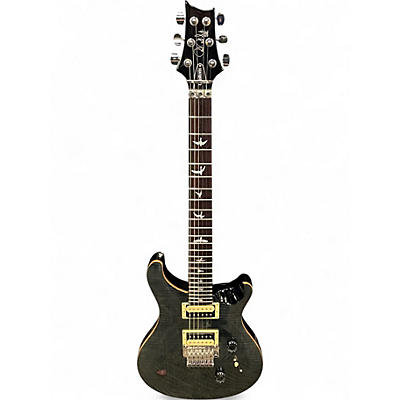 Used PRS SE Custom 24 Trans Charcoal Solid Body Electric Guitar