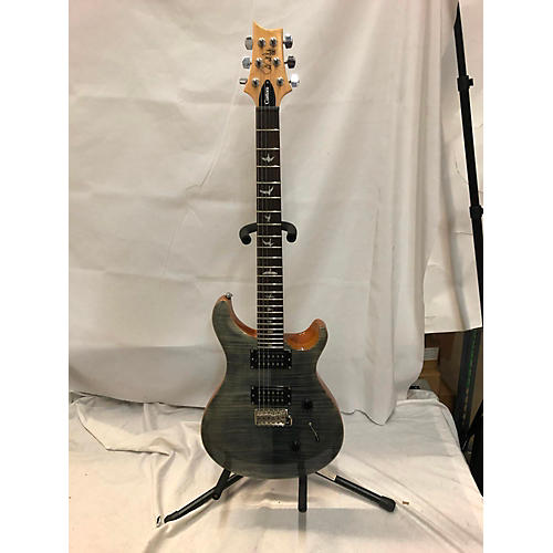 PRS Used PRS SE Custom 24 Trans Gray Solid Body Electric Guitar Trans Gray