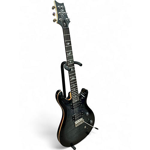 Used PRS SE Custom 24 Trans Gray Solid Body Electric Guitar Trans Gray