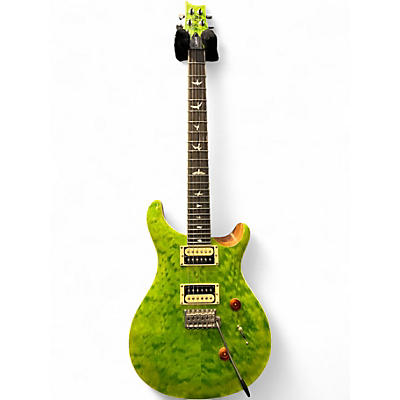 Used PRS SE Custom 24 Trans Green Solid Body Electric Guitar