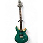 Used PRS SE Custom 24 Trans Green Solid Body Electric Guitar Trans Green