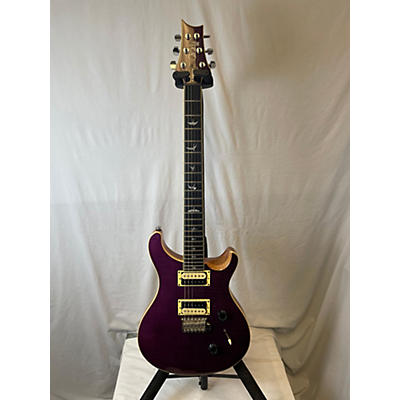 PRS Used PRS SE Custom 24 Trans Purple Solid Body Electric Guitar