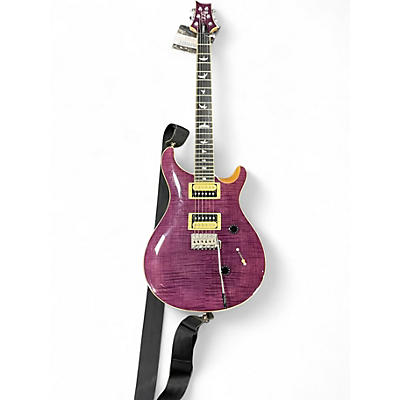 Used PRS SE Custom 24 Trans Purple Solid Body Electric Guitar