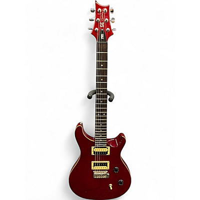 Used PRS SE Custom 24 Trans Red Solid Body Electric Guitar