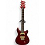 Used PRS SE Custom 24 Trans Red Solid Body Electric Guitar Trans Red