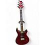 Used PRS SE Custom 24 Trans Red Solid Body Electric Guitar Trans Red