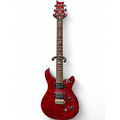 Used PRS SE Custom 24 Trans Red Solid Body Electric Guitar