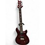 Used PRS SE Custom 24 Trans Red Solid Body Electric Guitar Trans Red
