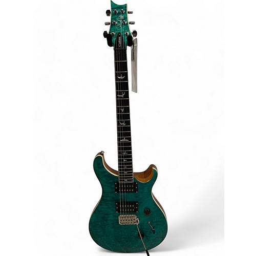 PRS Used PRS SE Custom 24 Turquoise Solid Body Electric Guitar Turquoise