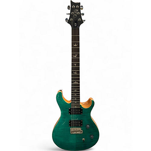 Used PRS SE Custom 24 Turquoise Solid Body Electric Guitar Turquoise