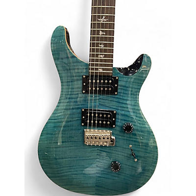 Used PRS SE Custom 24 Turquoise Solid Body Electric Guitar