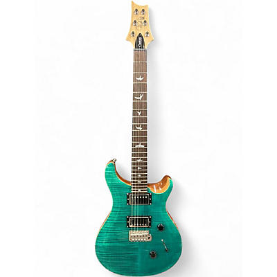 Used PRS SE Custom 24 Turquoise Solid Body Electric Guitar