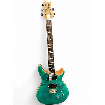 Used PRS SE Custom 24 Turquoise Solid Body Electric Guitar