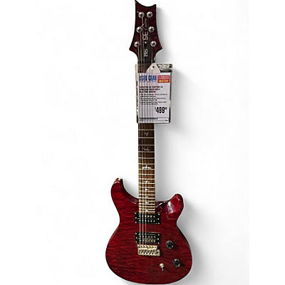 Used PRS SE Custom 24 Wine Red Solid Body Electric Guitar