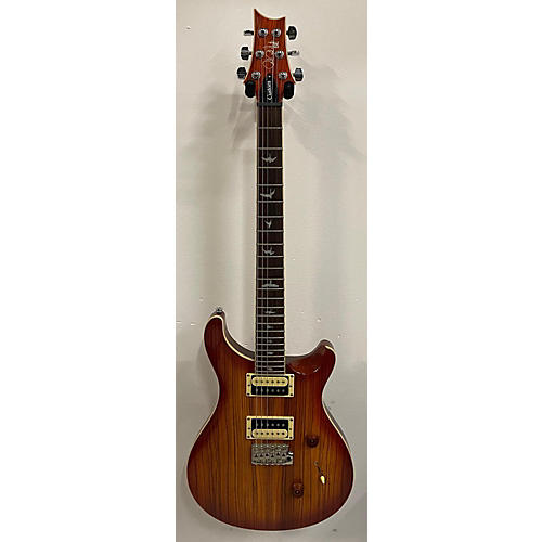 PRS Used PRS SE Custom 24 Zebrawood Solid Body Electric Guitar Zebrawood