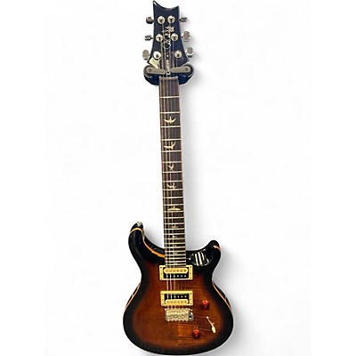 Used PRS SE Custom 24 black gold Solid Body Electric Guitar