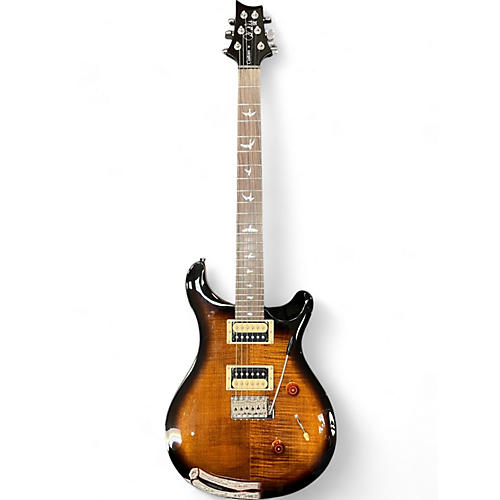 PRS Used PRS SE Custom 24 black gold sunburst Solid Body Electric Guitar black gold sunburst