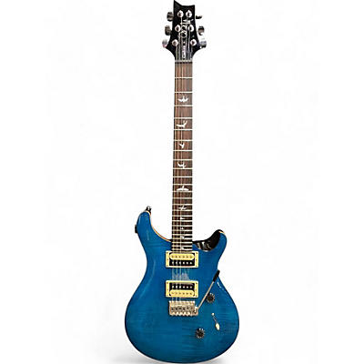 PRS Used PRS SE Custom 24 blue Solid Body Electric Guitar