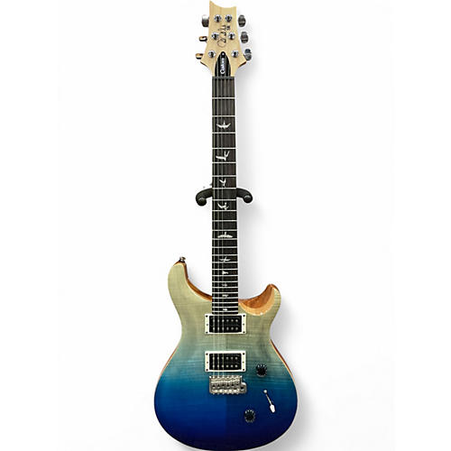 Used PRS SE Custom 24 blue fade Solid Body Electric Guitar blue fade