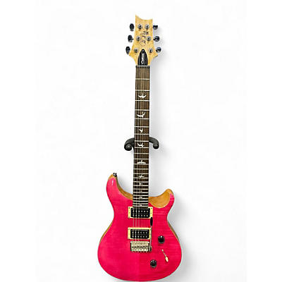 Used PRS SE Custom 24 bonnie pink Solid Body Electric Guitar