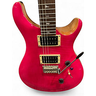 Used PRS SE Custom 24 bonnie pink Solid Body Electric Guitar