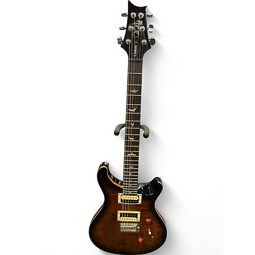 Used PRS SE Custom 24 brown burst Solid Body Electric Guitar brown burst