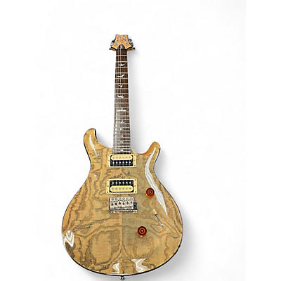 Used PRS SE Custom 24 burled ash with black filler Solid Body Electric Guitar