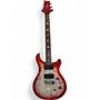 Used PRS SE Custom 24 charcoal burst red Solid Body Electric Guitar charcoal burst red