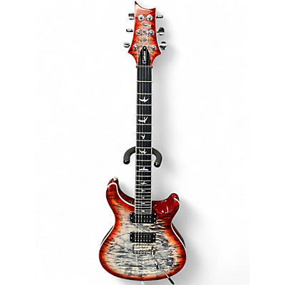 Used PRS SE Custom 24 charcoal cherry burst Solid Body Electric Guitar