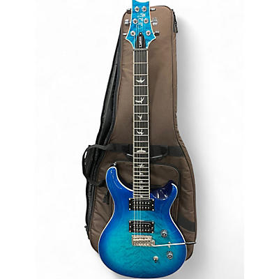 Used PRS SE Custom 24 lake blue Solid Body Electric Guitar