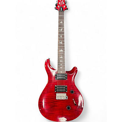 Used PRS SE Custom 24 red Solid Body Electric Guitar