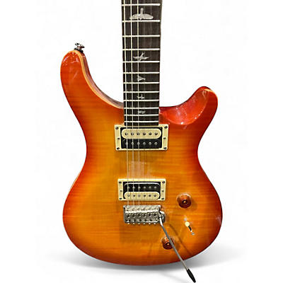 Used PRS SE Custom 24 sunburst Solid Body Electric Guitar