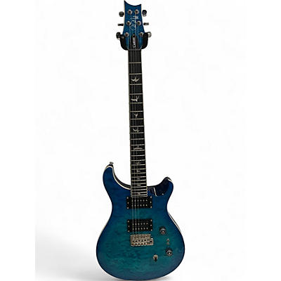 Used PRS SE Custom 2408 Sapphire Blue Trans Solid Body Electric Guitar