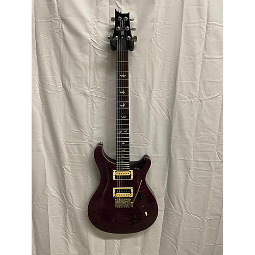 PRS Used PRS SE Custom Purple Solid Body Electric Guitar Purple