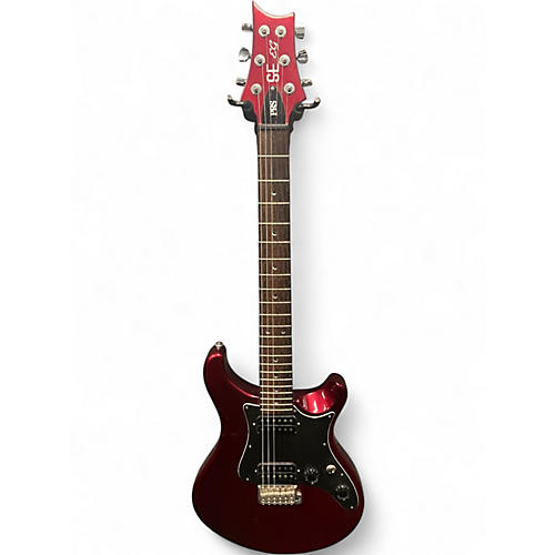 Used PRS SE EG Chrome Red Metallic Solid Body Electric Guitar Chrome Red Metallic