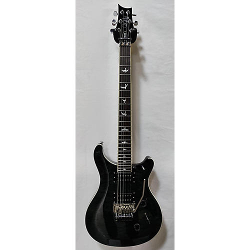 PRS Used PRS SE Floyd Custom 24 Trans Charcoal Solid Body Electric Guitar Trans Charcoal