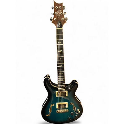 Used PRS SE HOLLOW BODY II PIEZO PEACOCK BLUE Hollow Body Electric Guitar