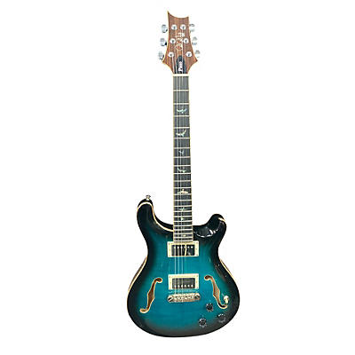 PRS Used PRS SE HOLLOWBODY II PIEZO PEACOCK BLUE Hollow Body Electric Guitar