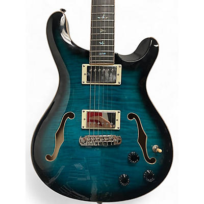 PRS Used PRS SE HOLLOWBODY II PIEZO PEACOCK BLUE Hollow Body Electric Guitar