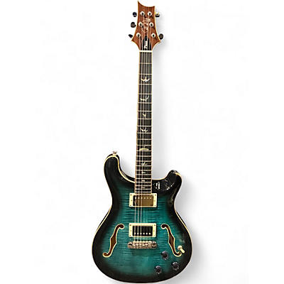 Used PRS SE HOLLOWBODY II PIEZO PEACOCK BLUE Hollow Body Electric Guitar