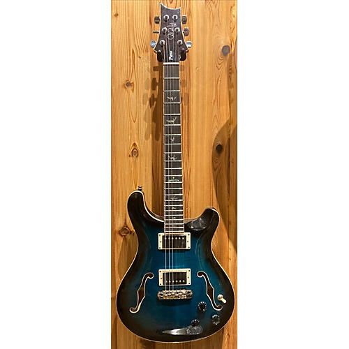 PRS Used PRS SE HOLLOWBODY PIEZO Peacock Blue Hollow Body Electric Guitar Peacock Blue