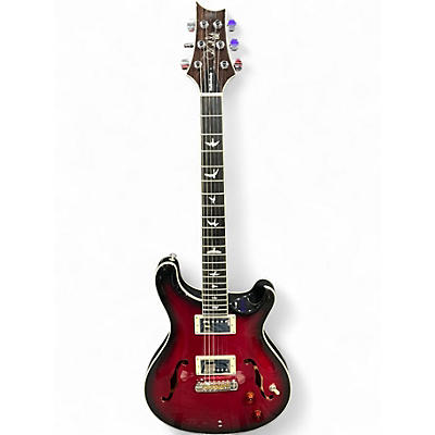 Used PRS SE HOLLOWBODY Trans Red Hollow Body Electric Guitar