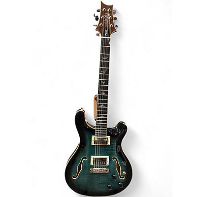 Used PRS SE Hollowbody II Piezo Blue Hollow Body Electric Guitar