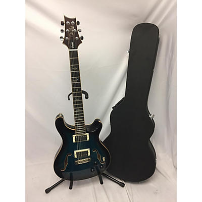 PRS Used PRS SE Hollowbody II Piezo Peacock Blue Hollow Body Electric Guitar