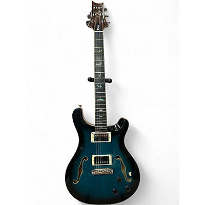 PRS Used PRS SE Hollowbody II Piezo Peacock Blue Hollow Body Electric Guitar