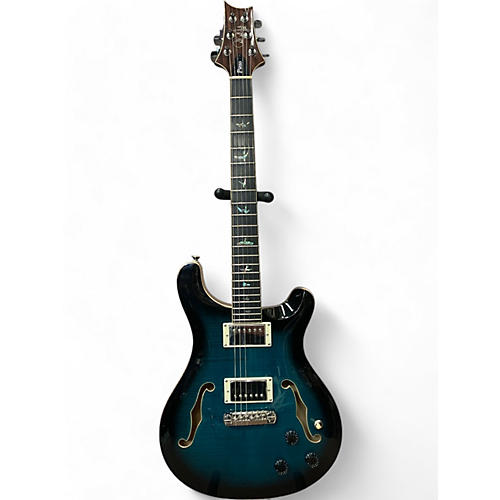 PRS Used PRS SE Hollowbody II Piezo Peacock Blue Hollow Body Electric Guitar Peacock Blue