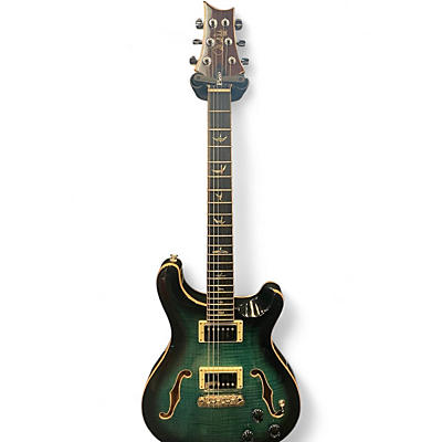 Used PRS SE Hollowbody II Piezo Peacock Blue Hollow Body Electric Guitar