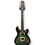 Used PRS SE Hollowbody II Piezo Peacock Blue Hollow Body Electric Guitar Peacock Blue